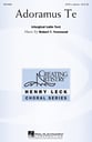 Adoramus Te SATB choral sheet music cover